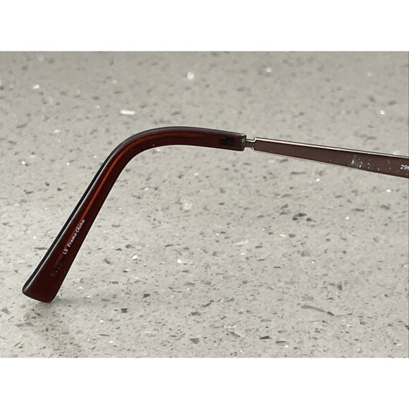 VIVA Eyewear RECTANGULAR EYEGLASSES FRAMES ONLY BROWN 296 BRN 57-15-145 - Picture 9 of 12